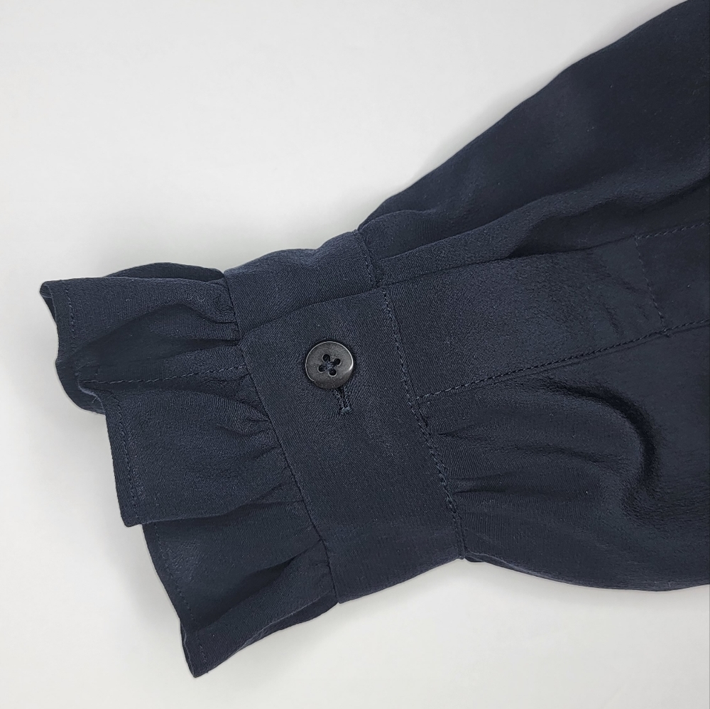 Stella McCartney Meredith blouse Size S  Navy Blue - Picture 14 of 16